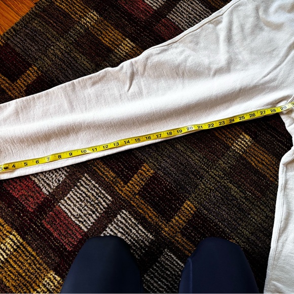 Aimee Leon Dore & Drake’s cream 100% Cotton Sweatpants sz M gently used - Picture 9 of 10